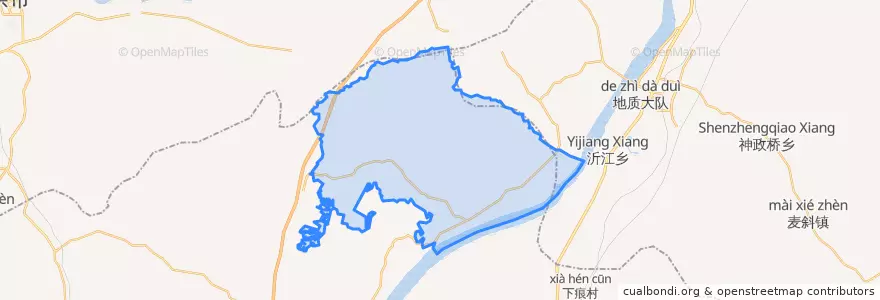 Mapa de ubicacion de 仁和镇.