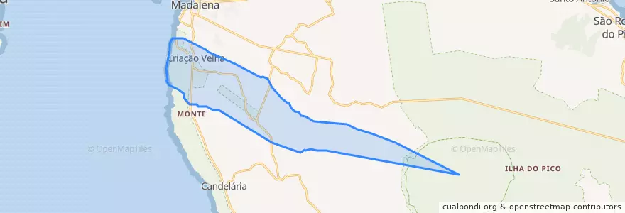 Mapa de ubicacion de Criação Velha.