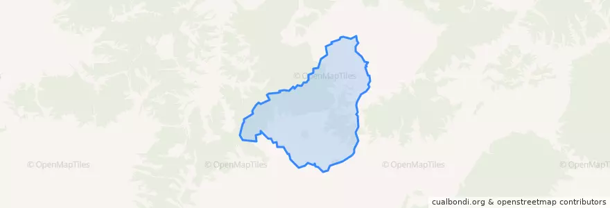 Mapa de ubicacion de Онон-Борзинское сельское поселение.