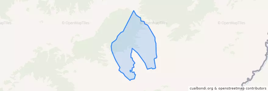 Mapa de ubicacion de Чиндагатайское сельское поселение.