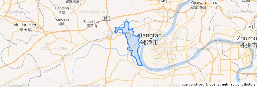 Mapa de ubicacion de 长城乡.