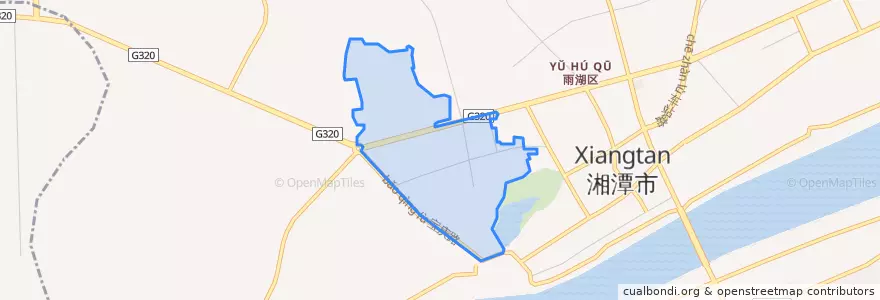 Mapa de ubicacion de 昭潭街道.