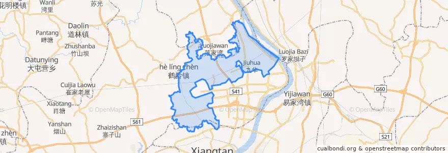 Mapa de ubicacion de 响水乡.