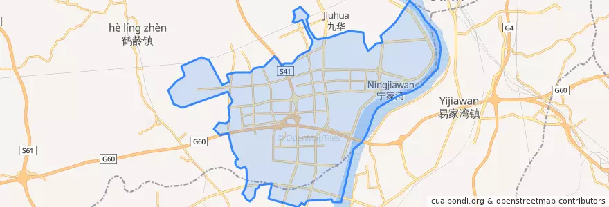 Mapa de ubicacion de Heping Subdistrict.