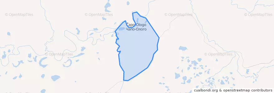 Mapa de ubicacion de Чапо-Ологское сельское поселение.