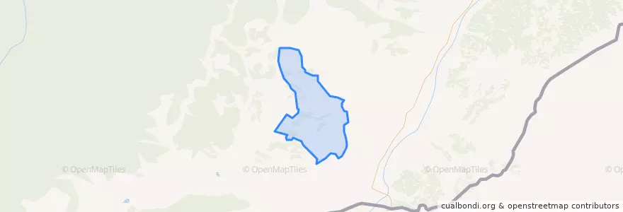 Mapa de ubicacion de Хапчерангинское сельское поселение.