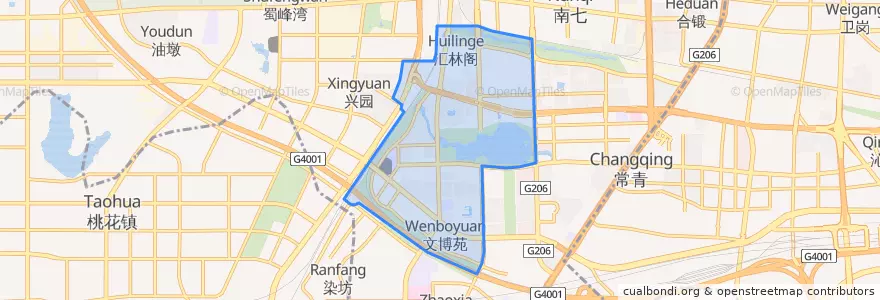 Mapa de ubicacion de 笔架山街道.