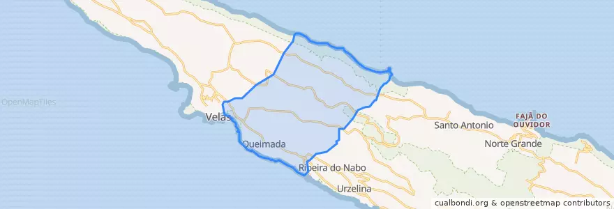 Mapa de ubicacion de Santo Amaro.