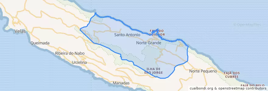 Mapa de ubicacion de Norte Grande (Neves).
