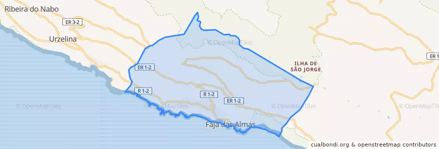 Mapa de ubicacion de Manadas (Santa Bárbara).