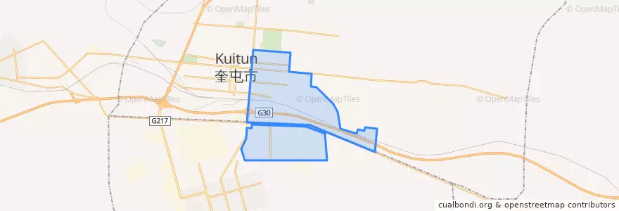 Mapa de ubicacion de 乌东路街道.