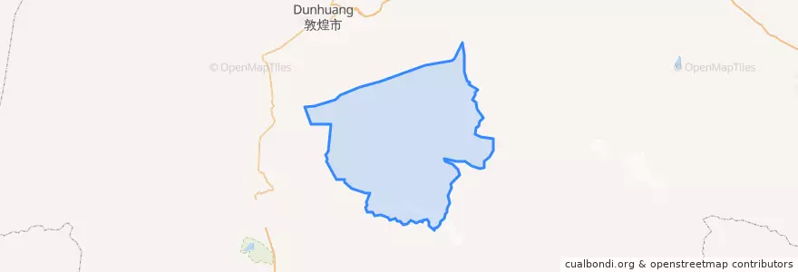Mapa de ubicacion de Dangchengwan.