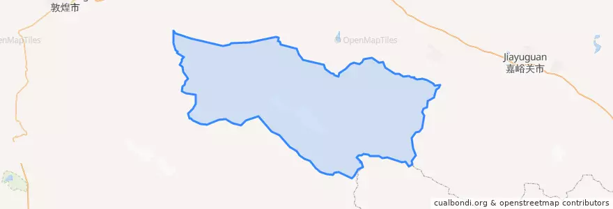 Mapa de ubicacion de Shibaocheng.