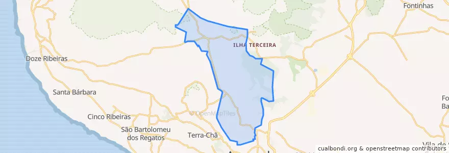 Mapa de ubicacion de Posto Santo.