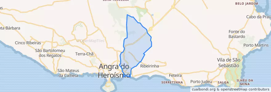 Mapa de ubicacion de São Bento.