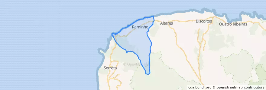 Mapa de ubicacion de Raminho.