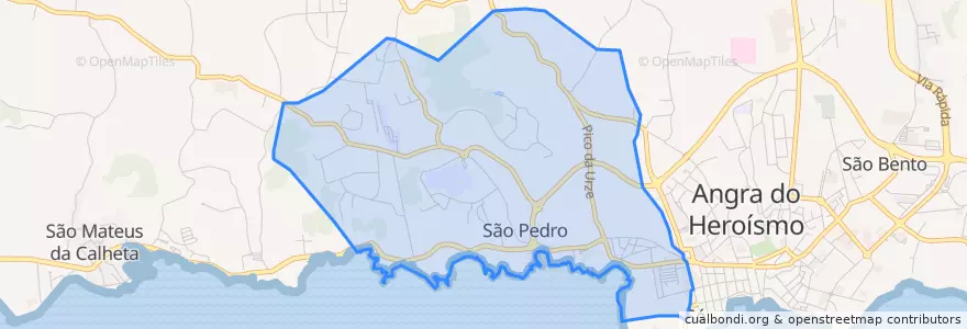 Mapa de ubicacion de Angra (São Pedro).