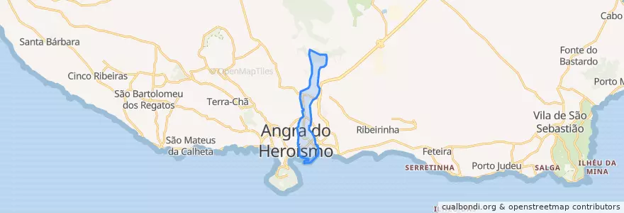 Mapa de ubicacion de Angra (N. Senhora da Conceição.