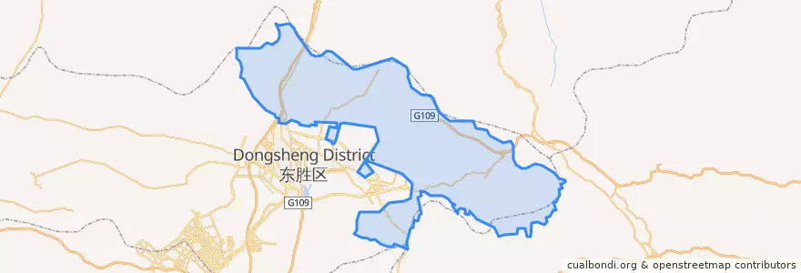 Mapa de ubicacion de 铜川镇.