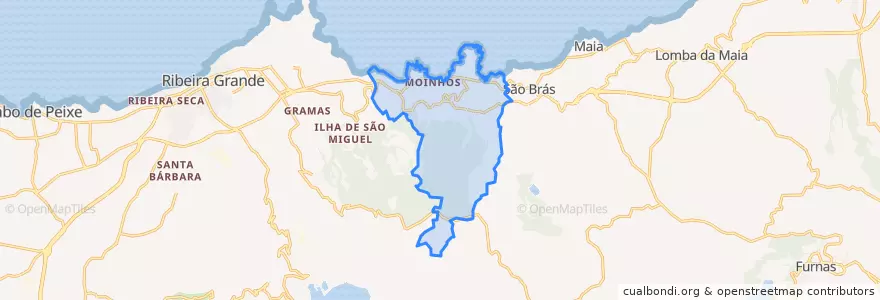 Mapa de ubicacion de Porto Formoso.