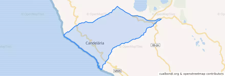 Mapa de ubicacion de Candelária.