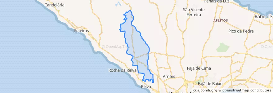 Mapa de ubicacion de Covoada.