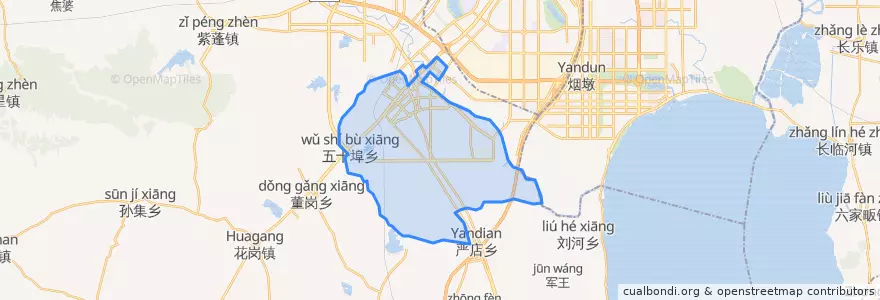 Mapa de ubicacion de 上派镇.