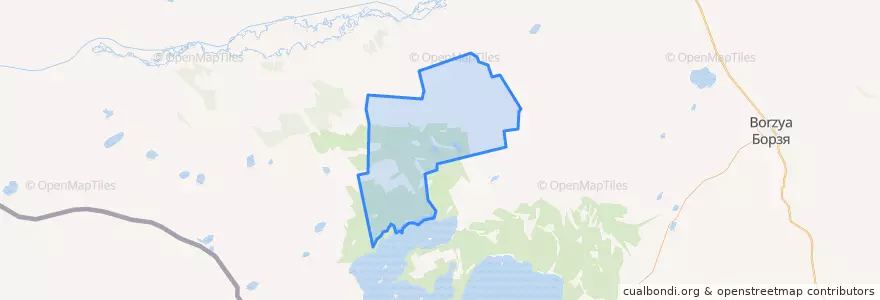 Mapa de ubicacion de Новозоринское сельское поселение.