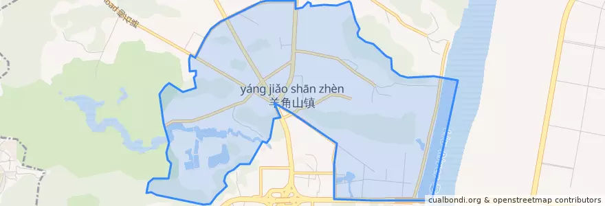 Mapa de ubicacion de 五里亭街道.