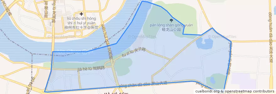 Mapa de ubicacion de 驾鹤街道 / Jiahe.