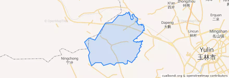 Mapa de ubicacion de 仁厚镇.