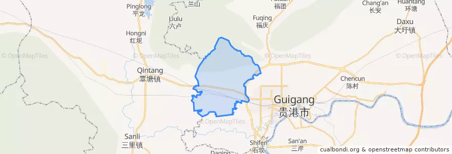 Mapa de ubicacion de Genzhu.