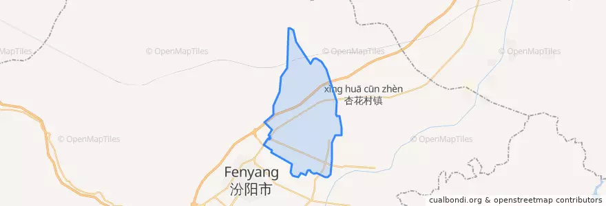 Mapa de ubicacion de 贾家庄镇.