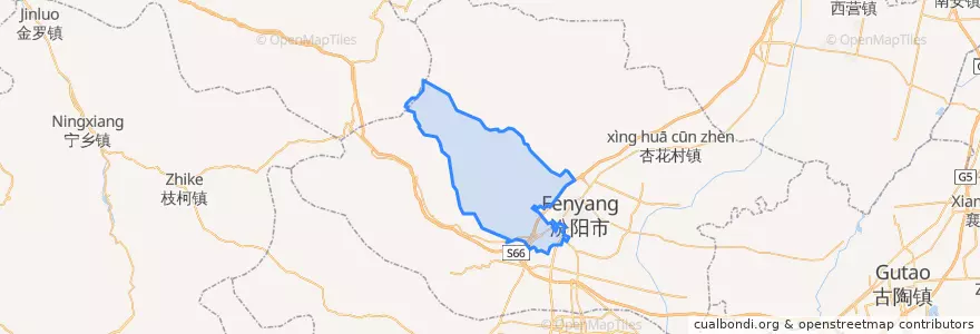 Mapa de ubicacion de 栗家庄乡.