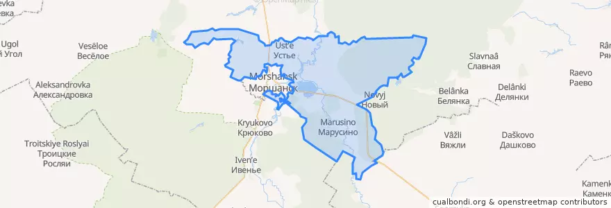 Mapa de ubicacion de Устьинский сельсовет.