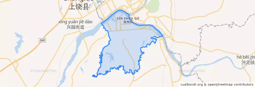 Mapa de ubicacion de 茅家岭街道.