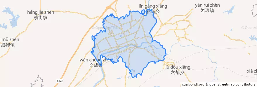Mapa de ubicacion de 冰溪镇.