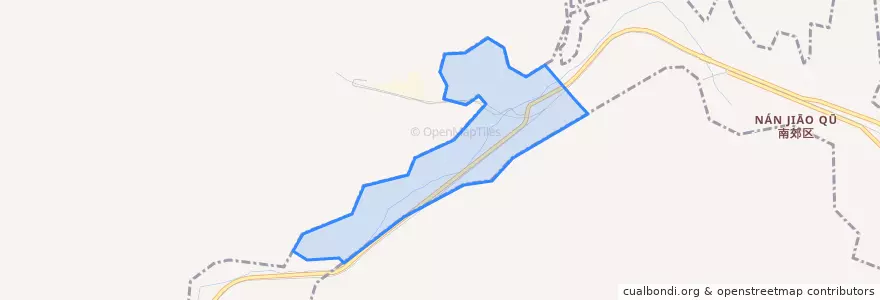 Mapa de ubicacion de Dadougou Subdistrict.