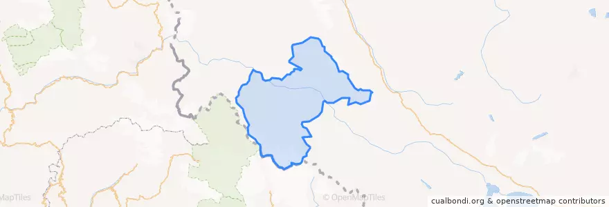 Mapa de ubicacion de 托林镇.