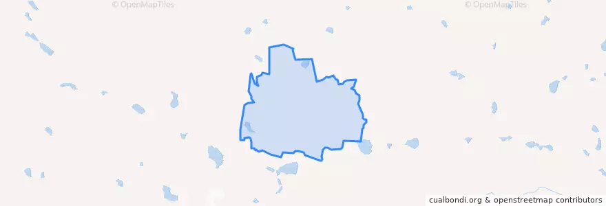 Mapa de ubicacion de 改则镇.