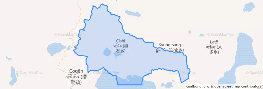 Mapa de ubicacion de 磁石乡.