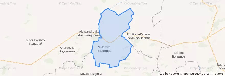 Mapa de ubicacion de Волотовское сельское поселение.