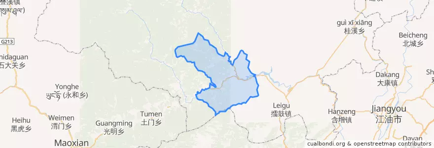 Mapa de ubicacion de Yuli.