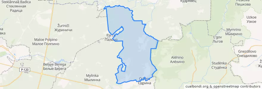 Mapa de ubicacion de Песоченское сельское поселение.