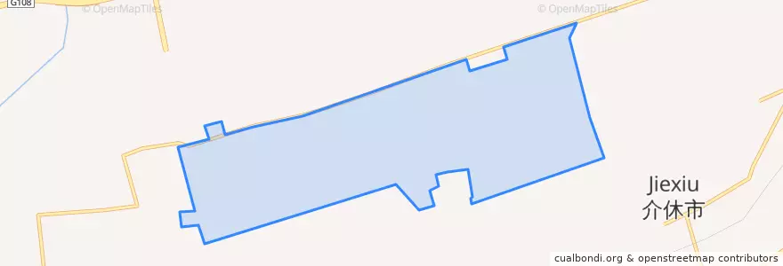 Mapa de ubicacion de 西关街道.