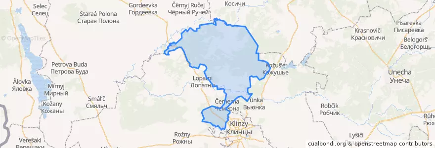 Mapa de ubicacion de Смолевичское сельское поселение.