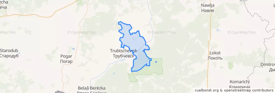 Mapa de ubicacion de Усохское сельское поселение.