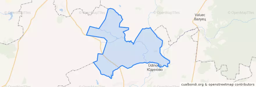 Mapa de ubicacion de Долботовское сельское поселение.