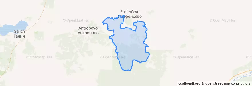 Mapa de ubicacion de Николо-Поломское сельское поселение.