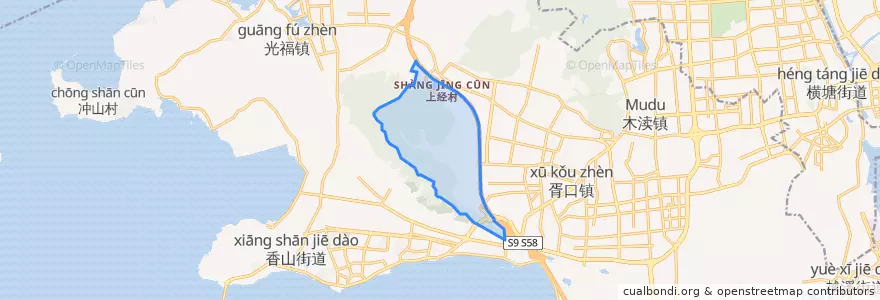 Mapa de ubicacion de 穹窿山风景区.